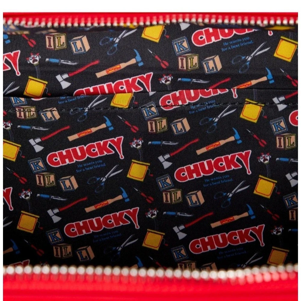 Loungefly Chucky Good Guys Tool Chest Crossbody Bag‎ & Childs Play WALLET Horror